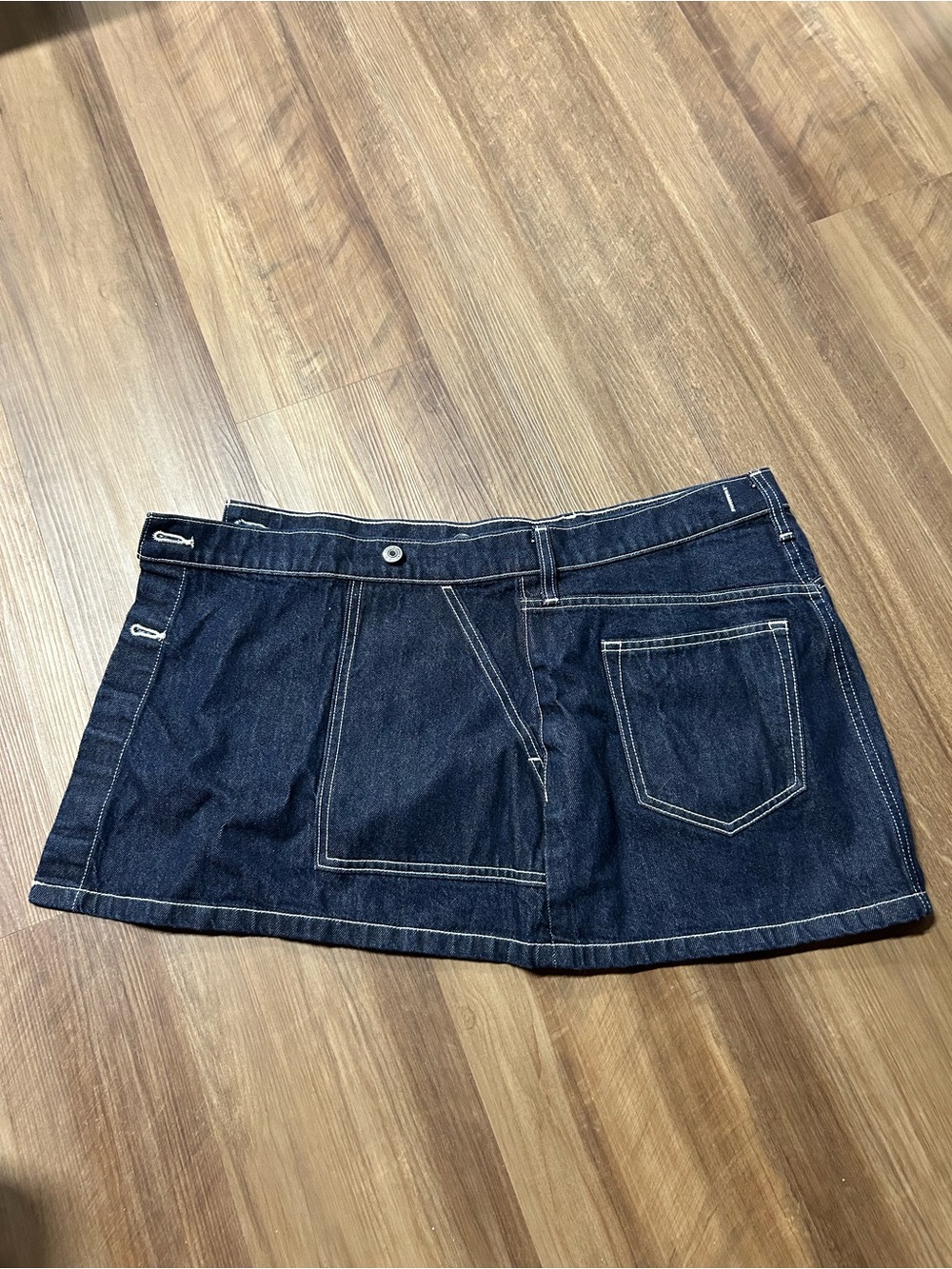 Abercrombie denim wrap skirt
